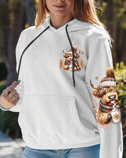 Cozy Highland Cow All Over Print Shirt