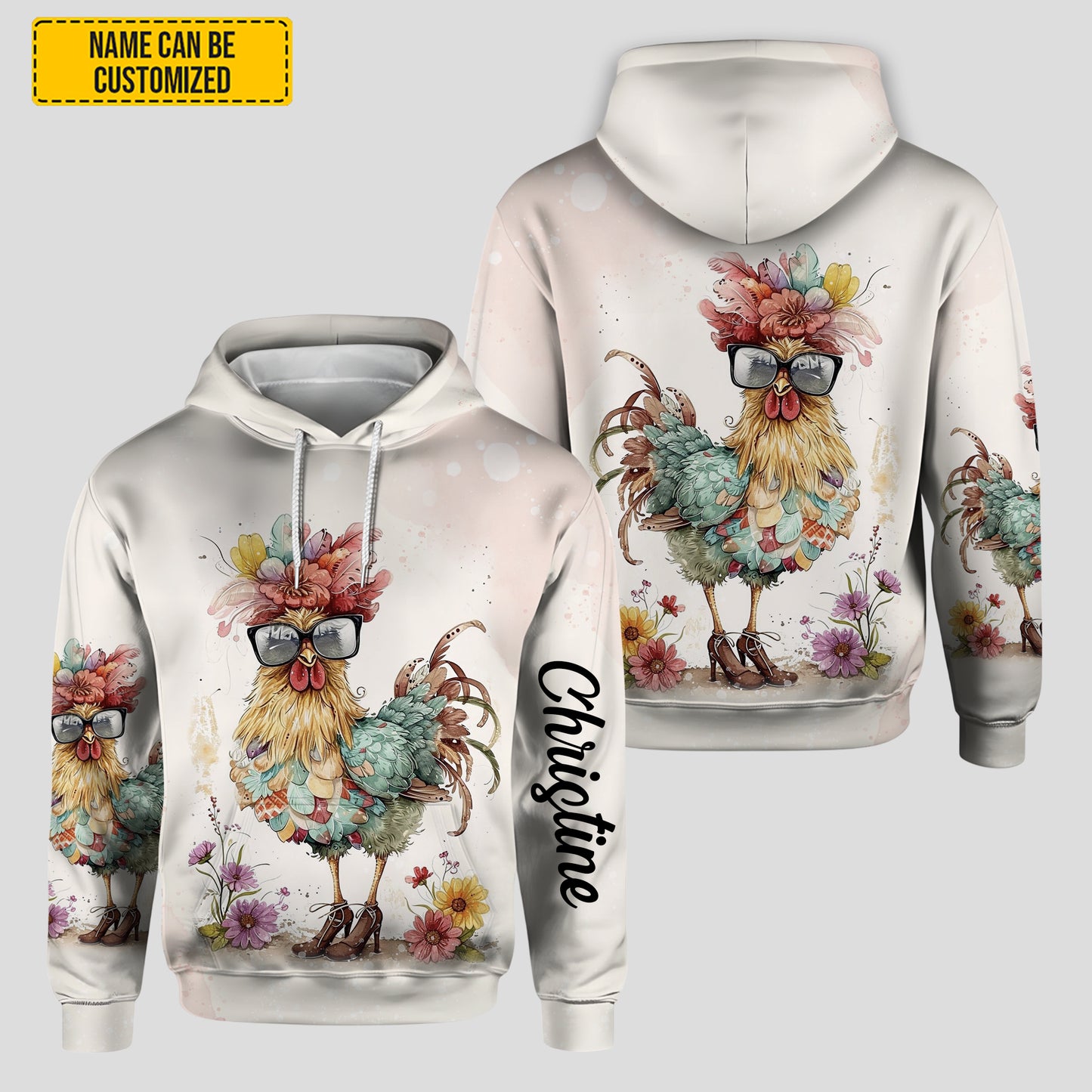 Chicken Lady - Personalized Hoodie Leggings Set