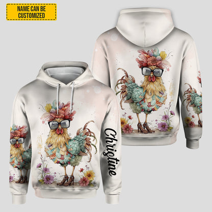 Chicken Lady - Personalized Hoodie Leggings Set