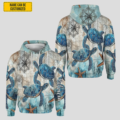 Personalized Sea Turtles Hoodie and Leggings