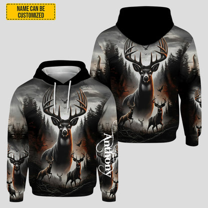 Personalized Deer Hunting Hoodie and Sweatpants
