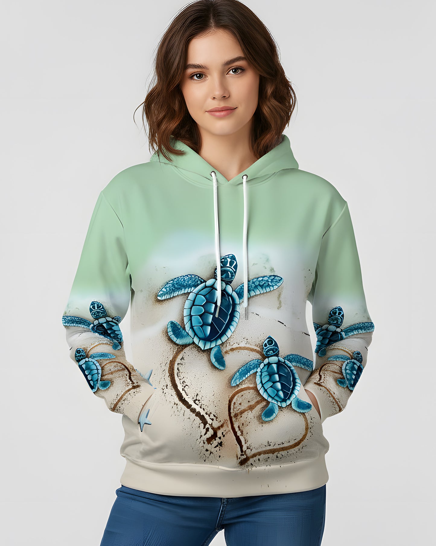 Sea Turtle All Over Print Shirt