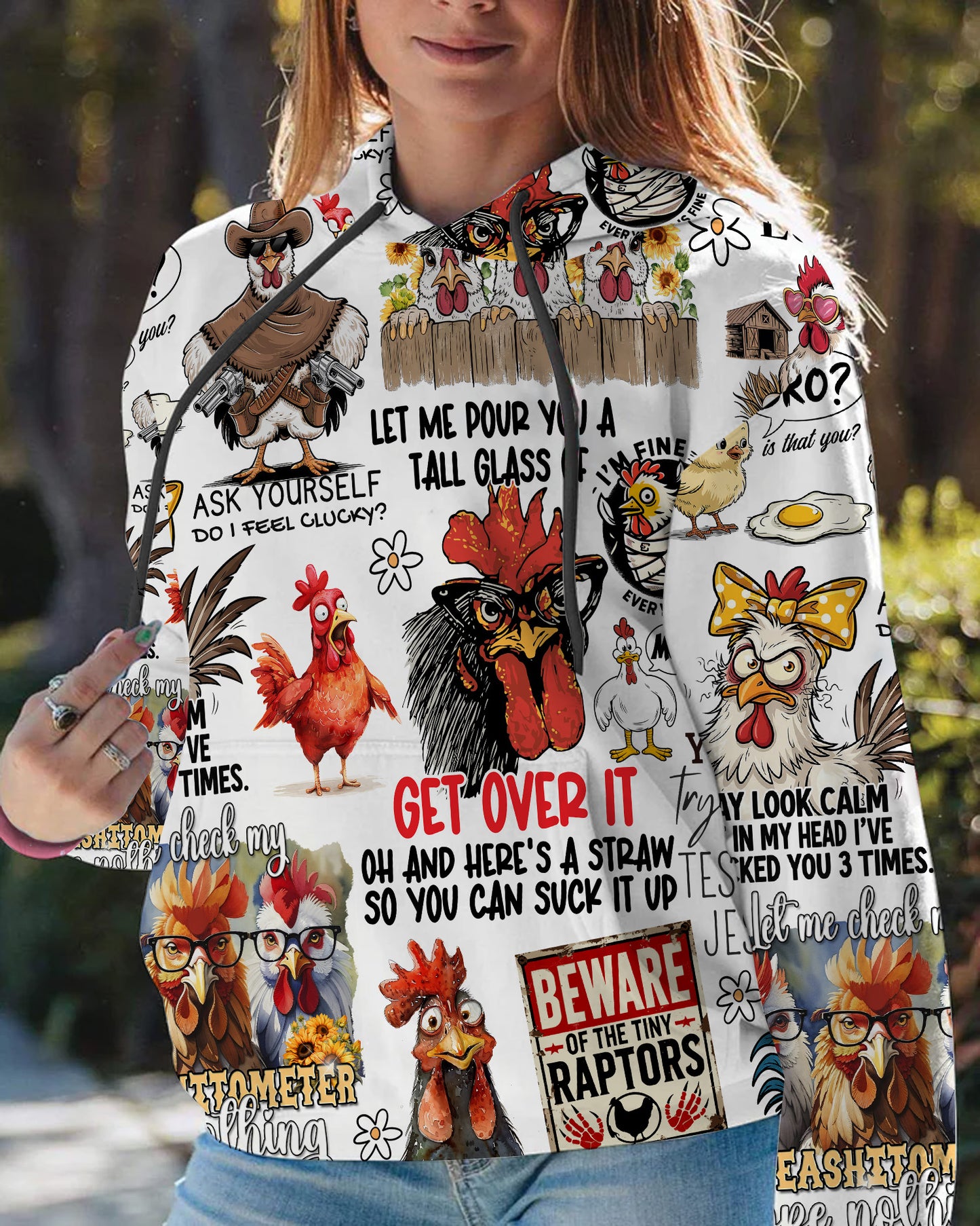 Funny Chicken - Chicken All Over Print