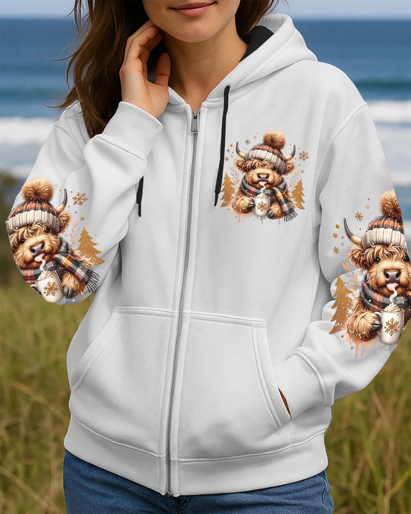 Cozy Highland Cow All Over Print Shirt