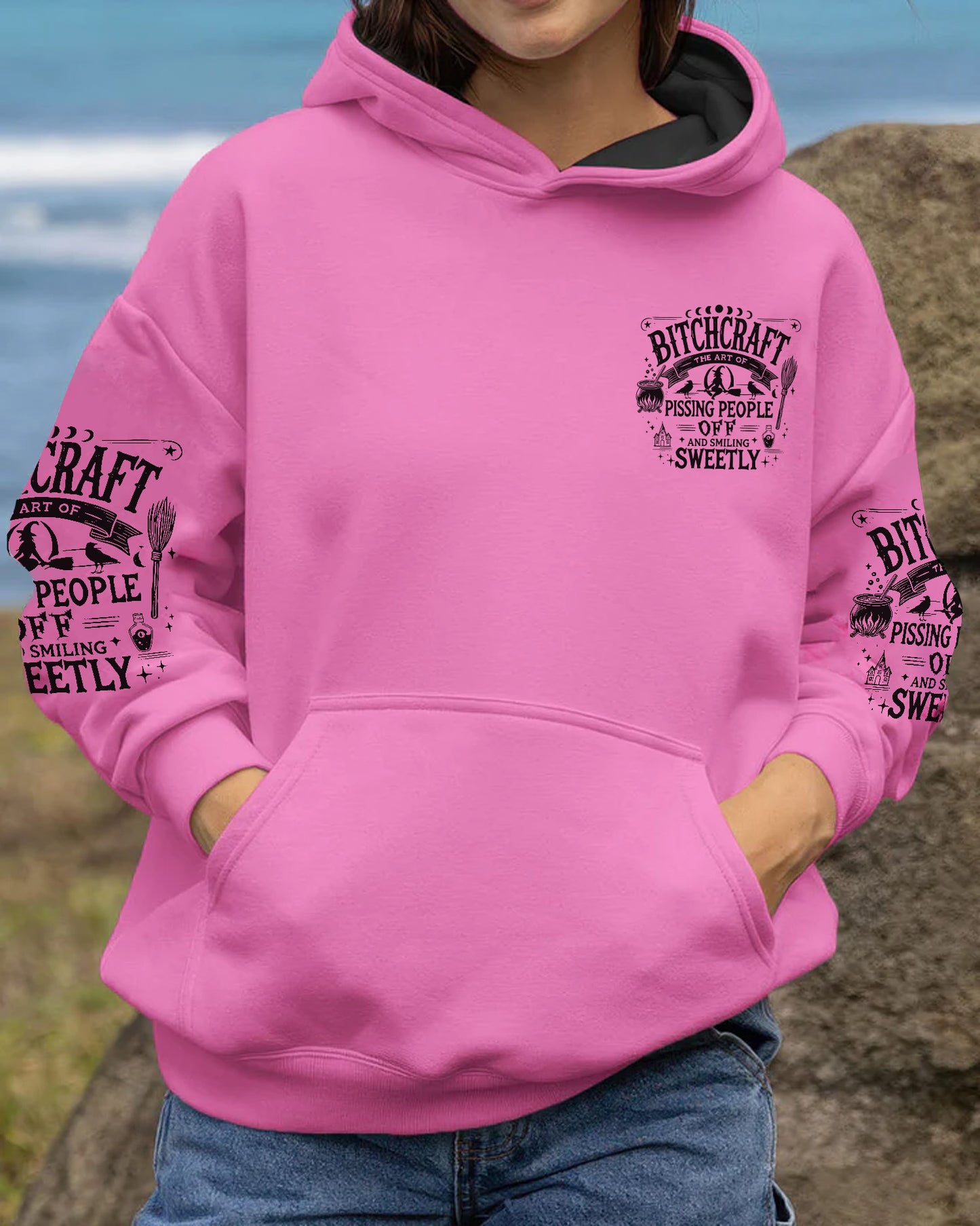 Bitchcraft All Over Print Shirt - The Art of Sass & Sweet Revenge