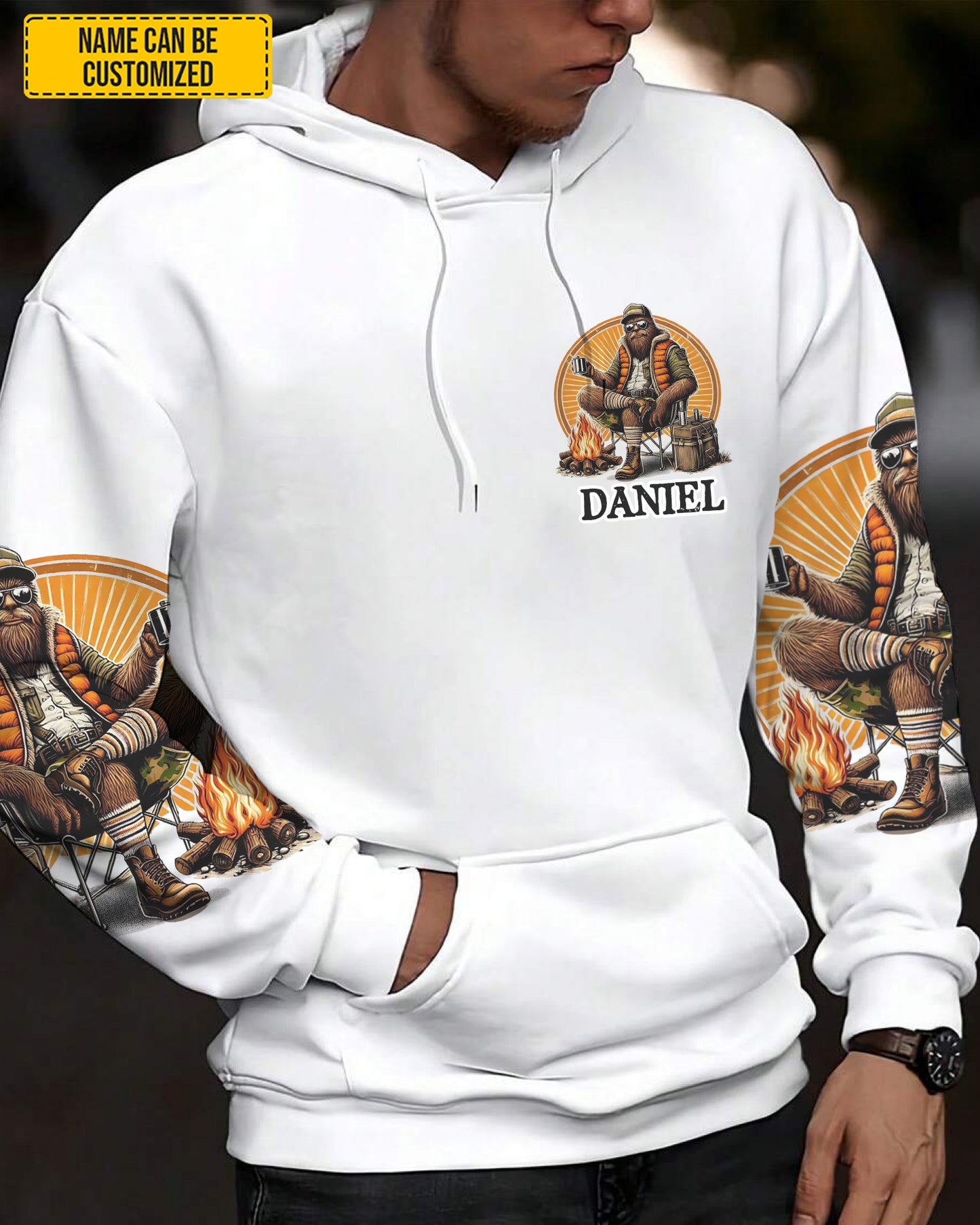 Fun Fact I Don't Care – Personalized Bigfoot All Over Print Shirt