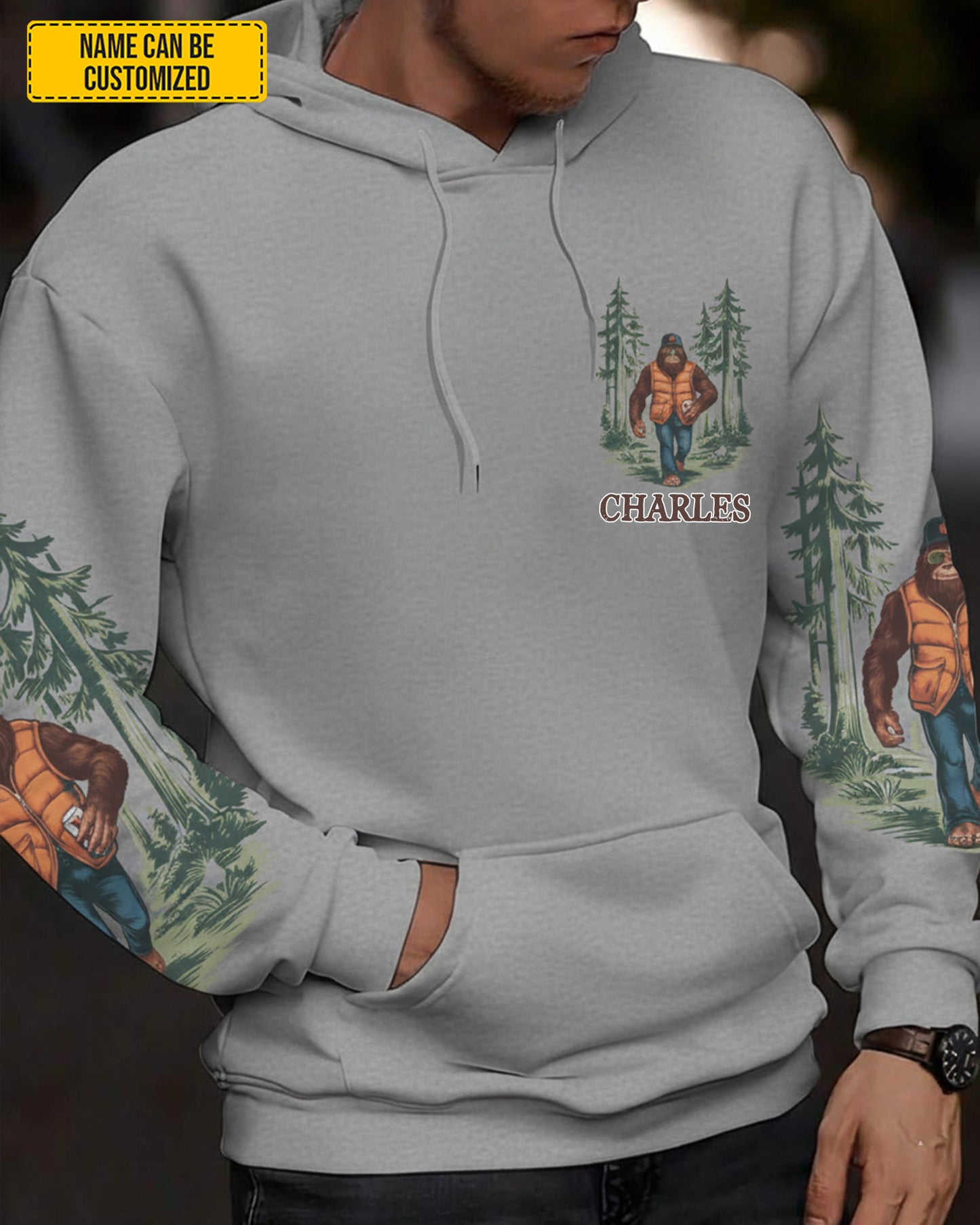 Don't Be An Assquatch – Personalized Bigfoot All Over Print Shirt