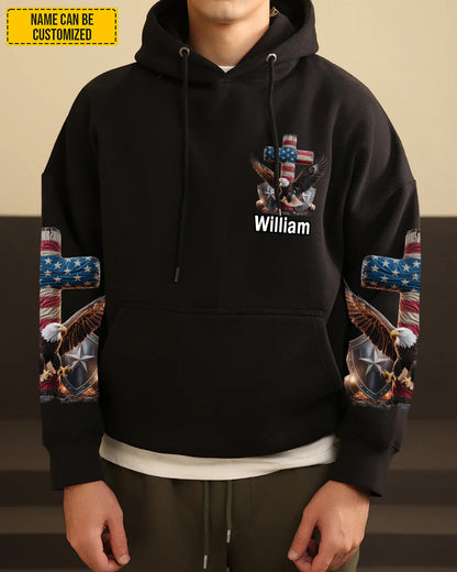 Faith Freedom 250 Years - Personalized Eagle All Over Print