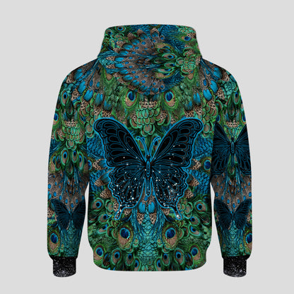 Butterfly Lace & Floral - Personalized Hoodie and Leggings