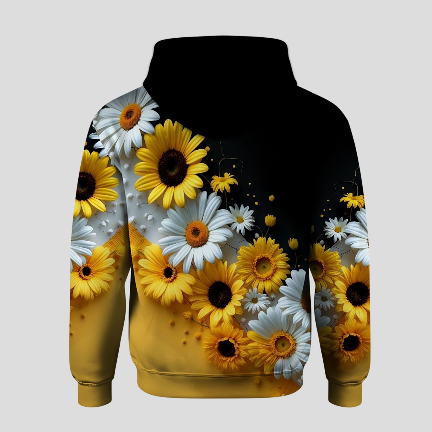Personalized Sunflower and Daisy Hoodie Leggings Set