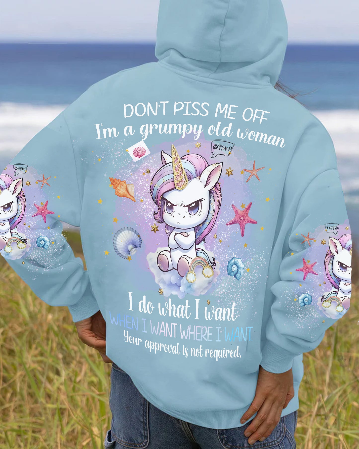 Don't Piss Me Off - Personalized Unicorn All Over Print Shirt