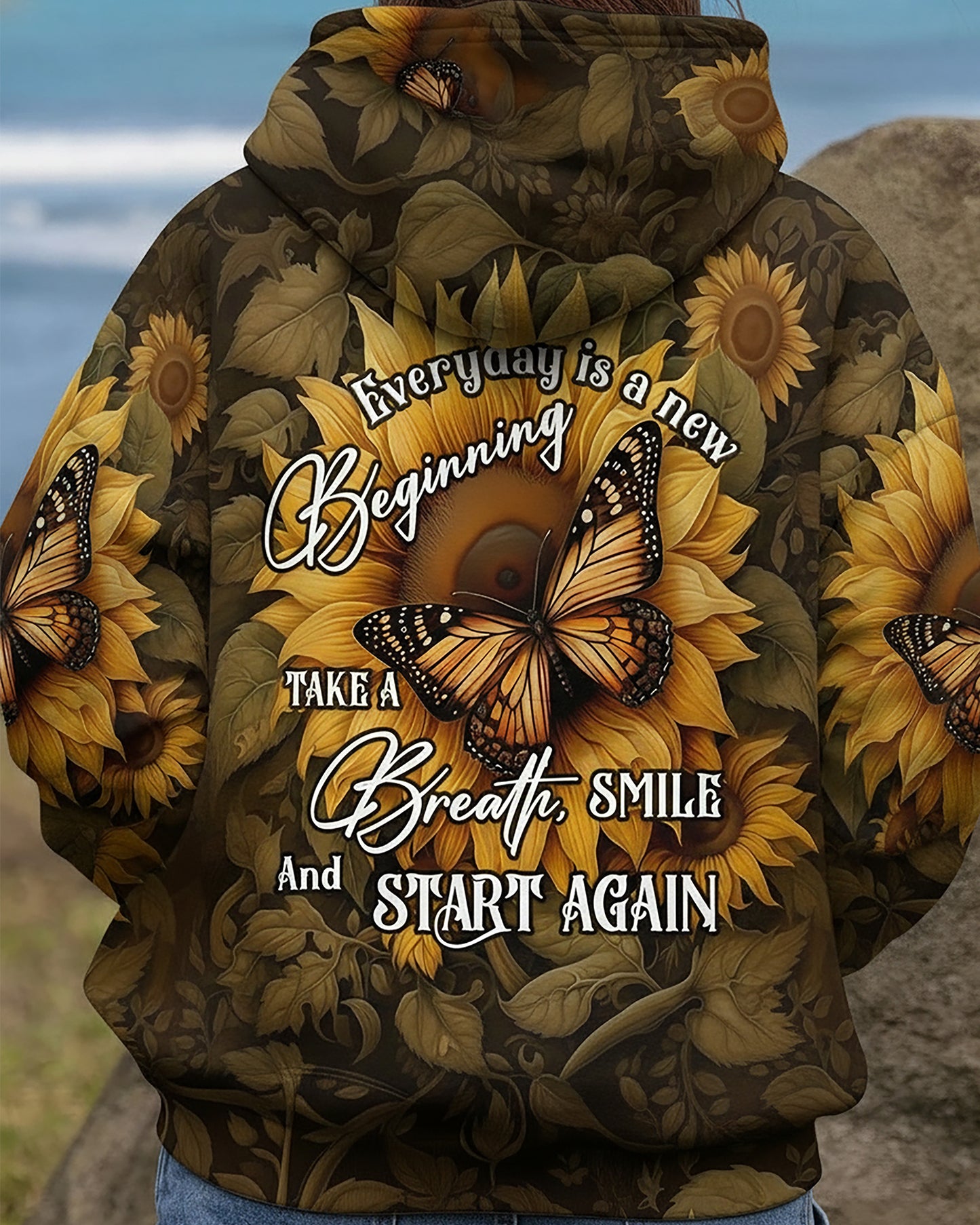 Beautiful Sunflower - Personalized All Over Print Shirt
