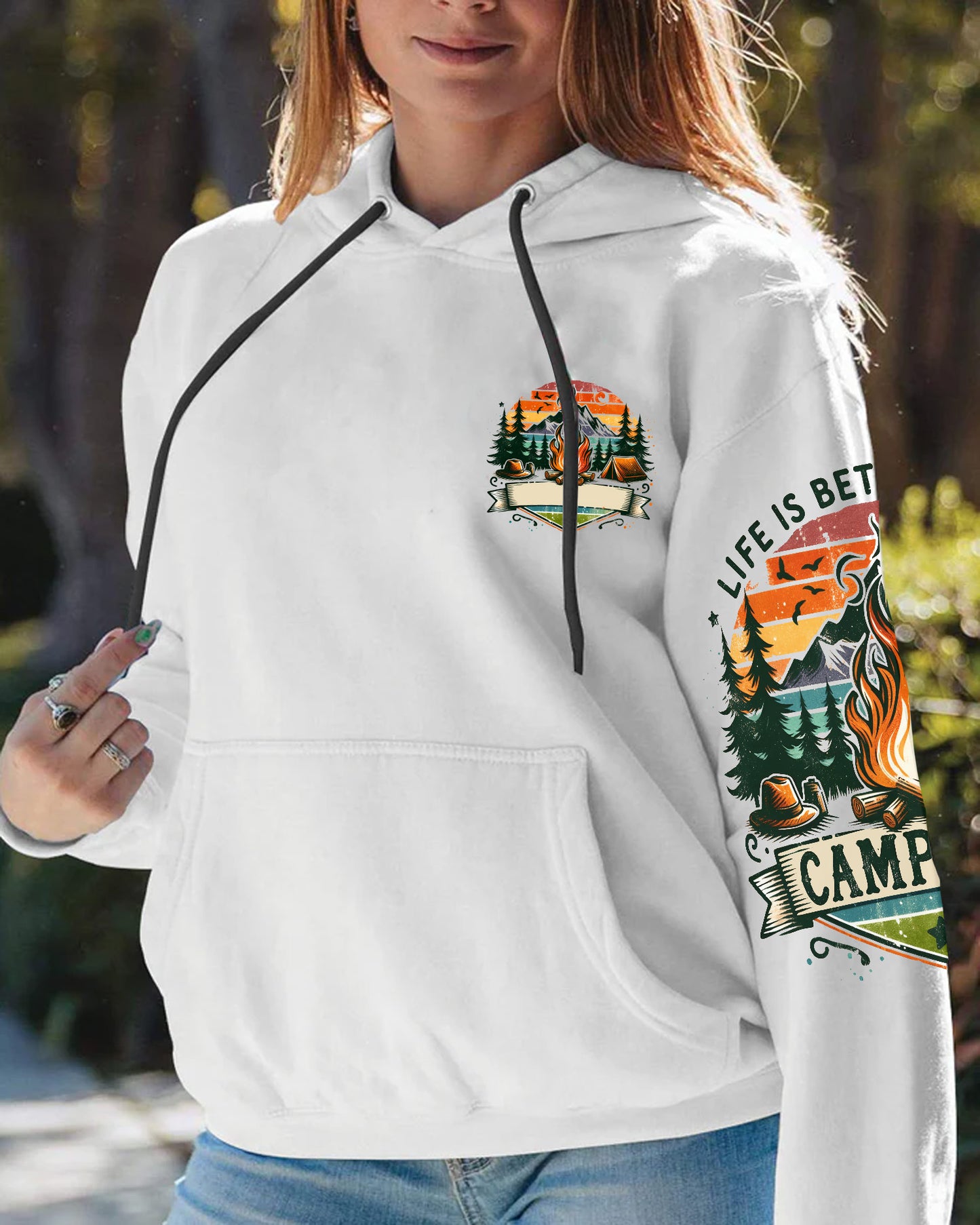 Personalized Life Is Better By The Campfire All Over Print Shirt