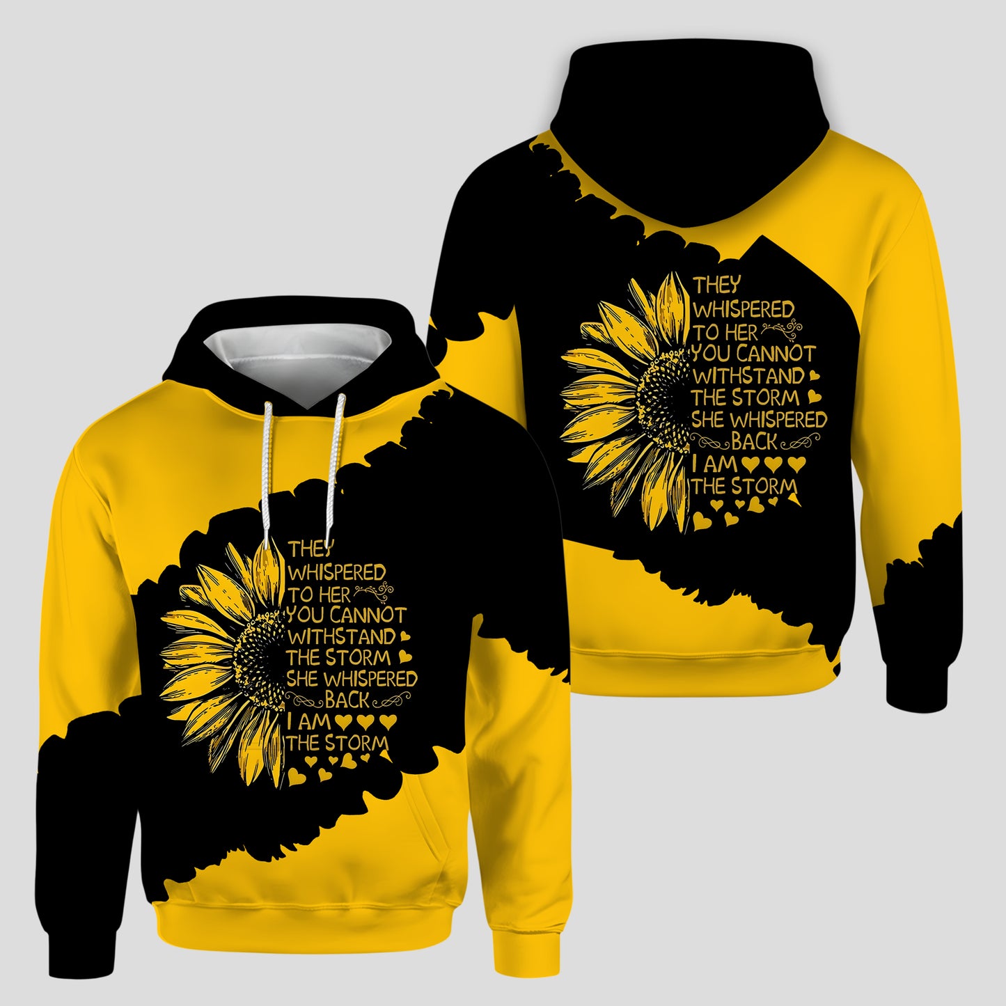 Beautiful Sunflower - Personalized Hoodie and Leggings