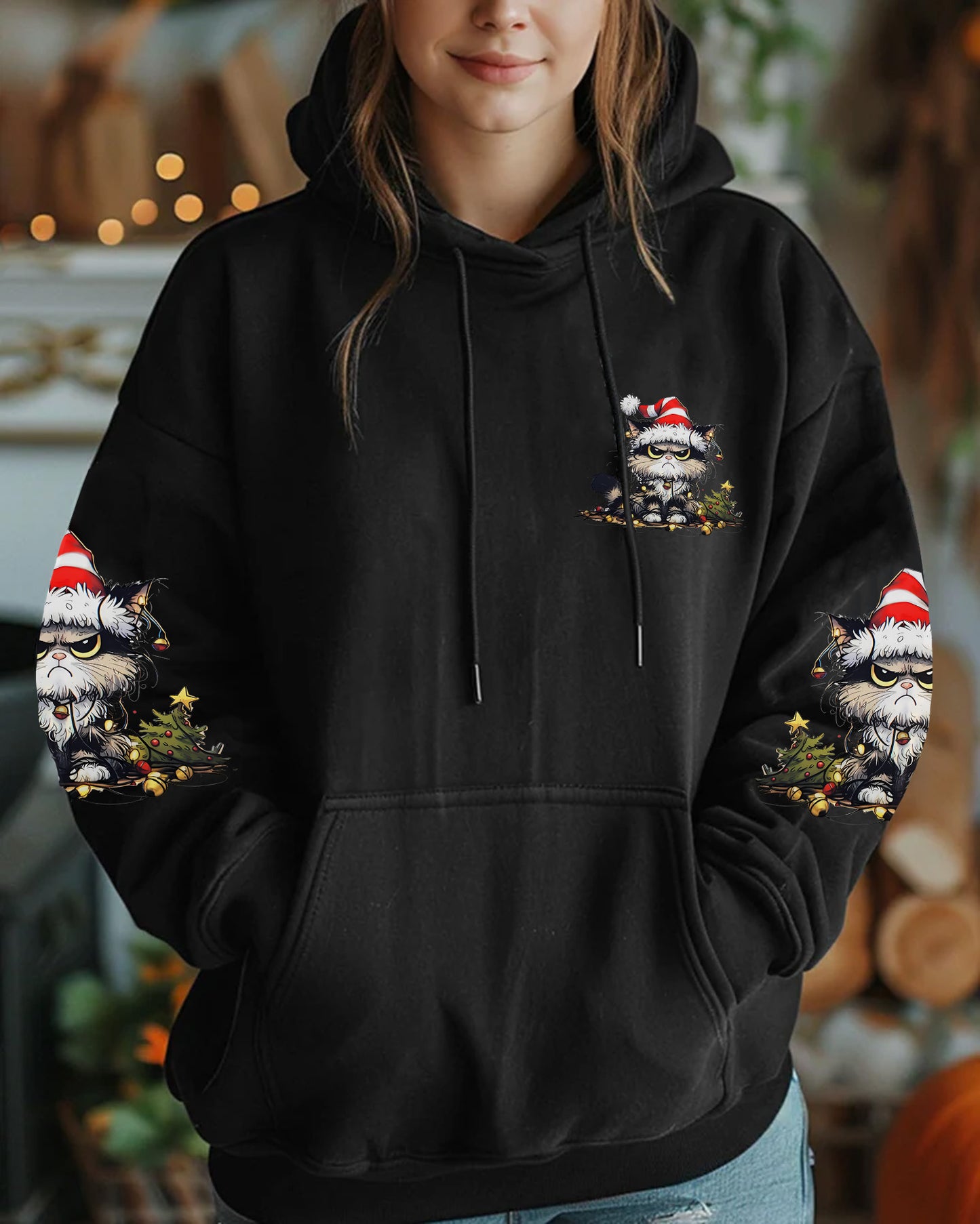 If I had anymore Christmas Spirit Cat - Personalize All Over Print