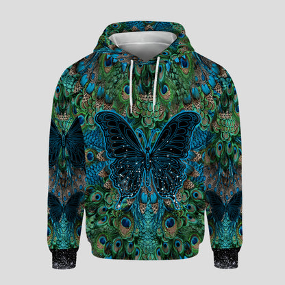 Butterfly Lace & Floral - Personalized Hoodie and Leggings