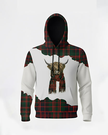 Cow Christmas - Personalized Hoodie And Leggings