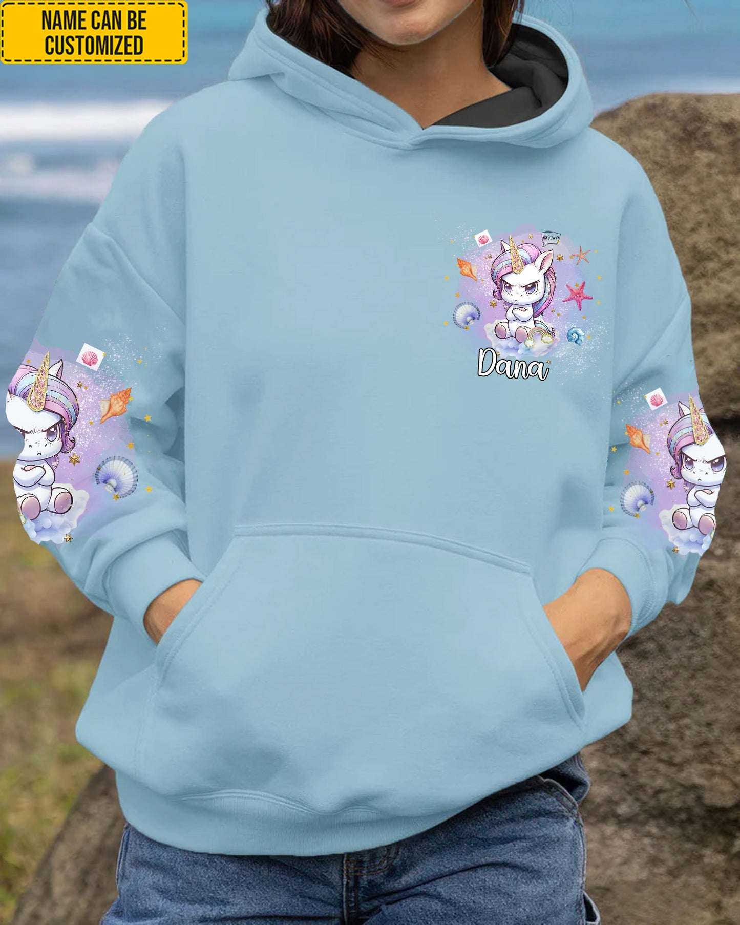 Don't Piss Me Off - Personalized Unicorn All Over Print Shirt