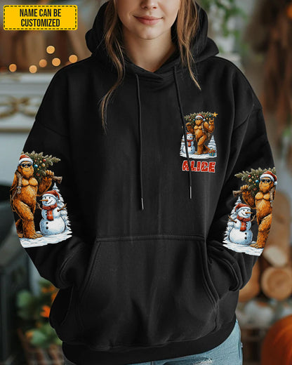 Merry Squatchmas – Personalized Sasquatch All Over Print Shirt