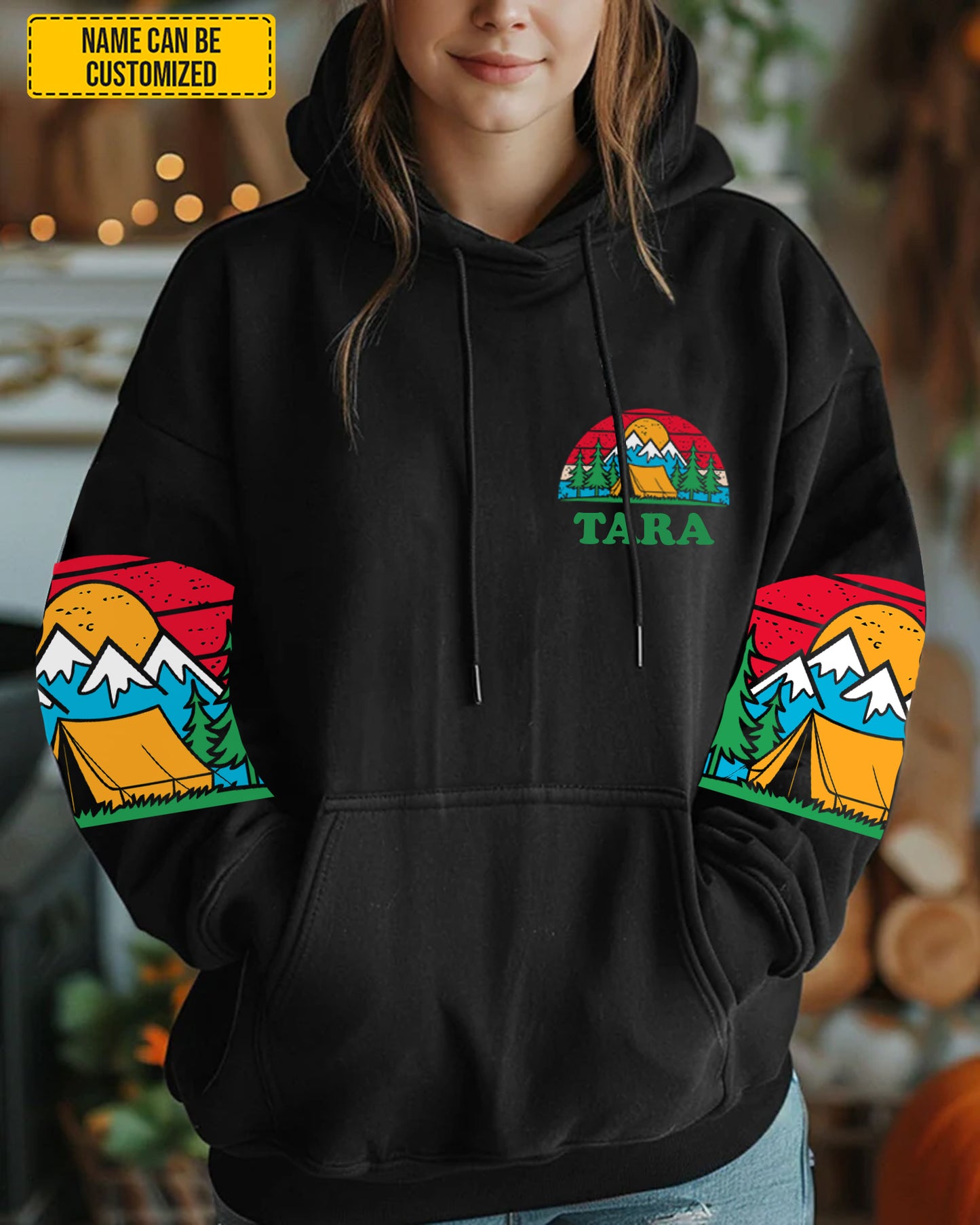 Fires, Friends, Fun Camping Crew – Personalized Camping All Over Print Shirt