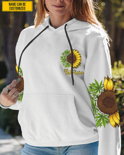 Just A Girl Who Loves Cannabis  - Personalized All Over Print Shirt