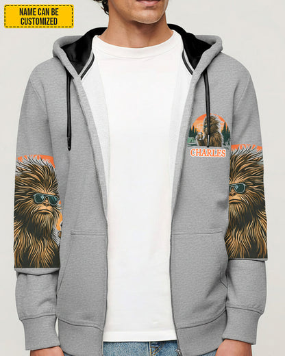Camp Hair, Don’t Care – Personalized Bigfoot All Over Print Shirt