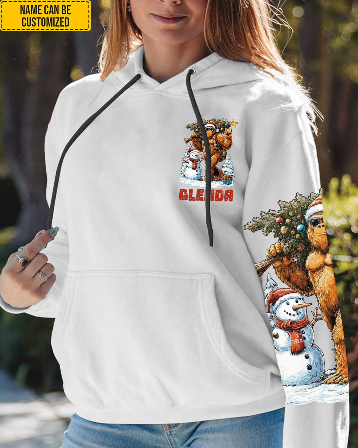 Merry Squatchmas – Personalized Sasquatch All Over Print Shirt