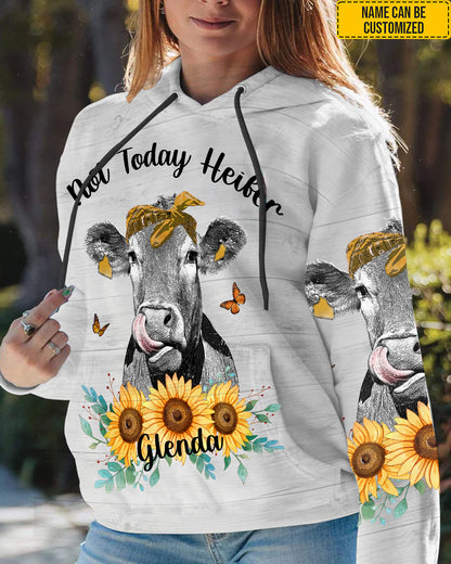 Not My Pasture - Personalized Cow All Over Print Shirt