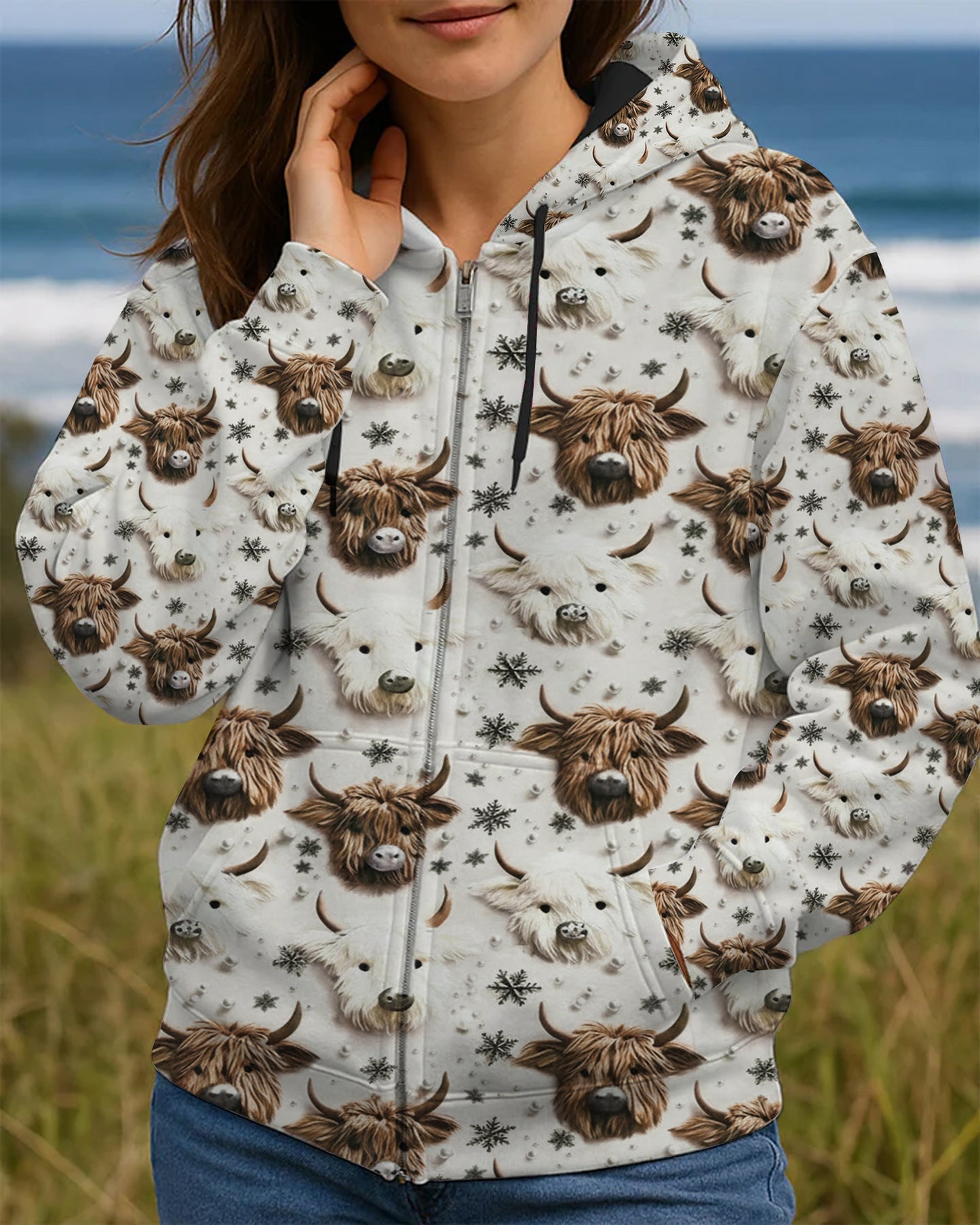 Highland Cow Shirt - Personalized All Over Print Shirt