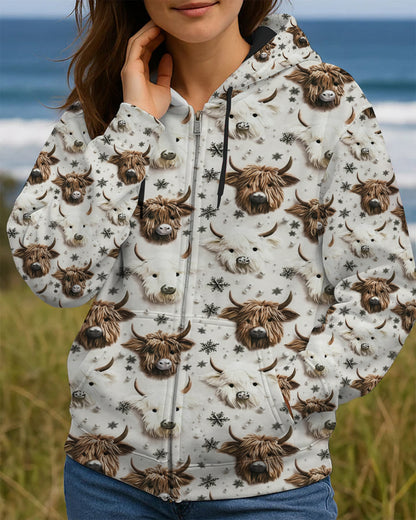Highland Cow Shirt - Personalized All Over Print Shirt