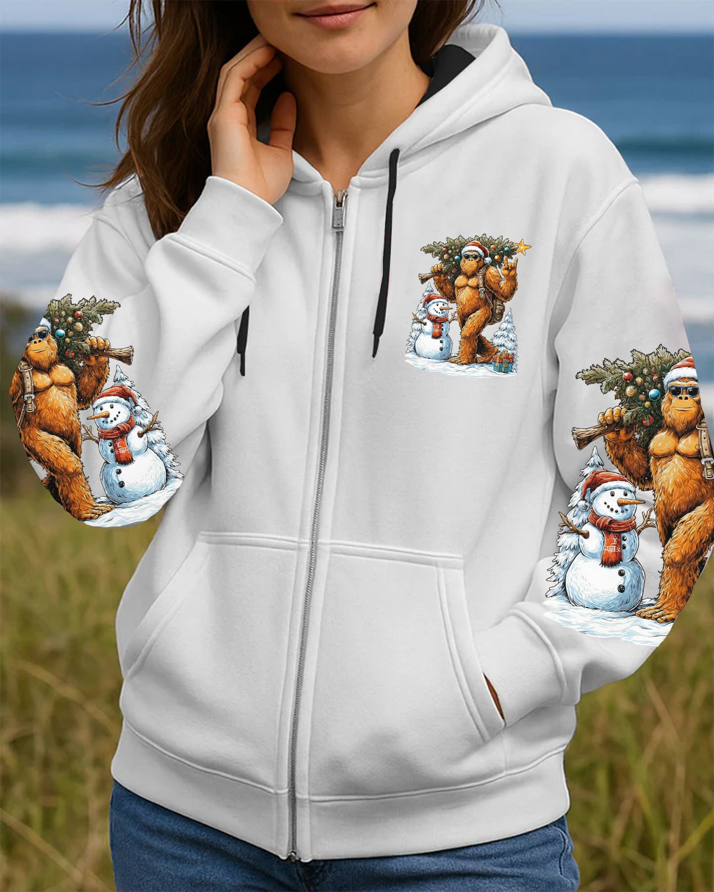 Merry Squatchmas – Personalized Sasquatch All Over Print Shirt