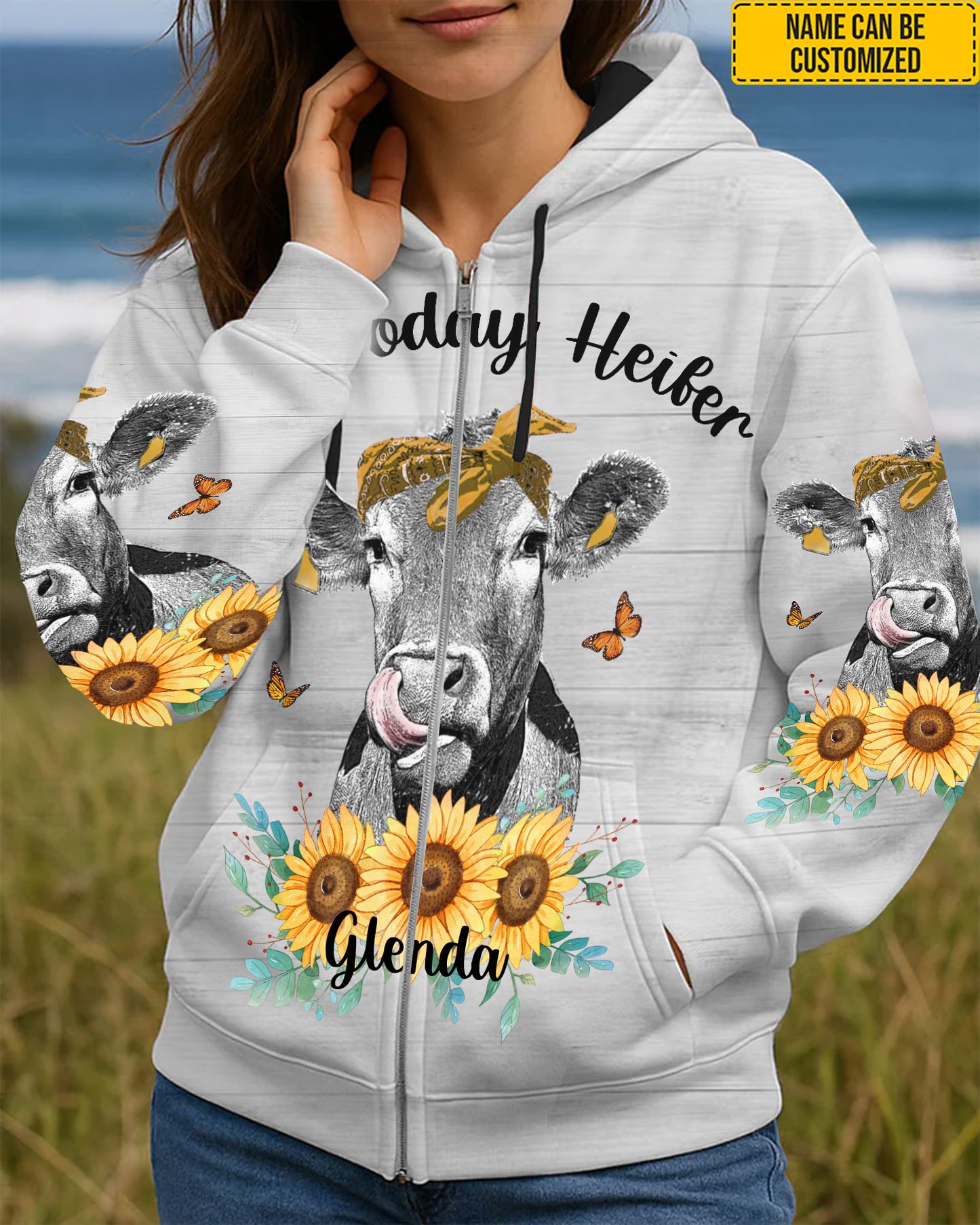 Not My Pasture - Personalized Cow All Over Print Shirt