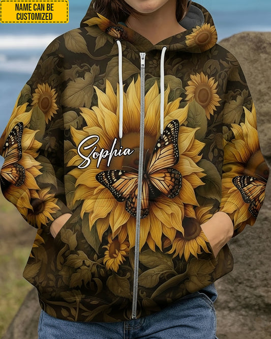 Beautiful Sunflower - Personalized All Over Print Shirt
