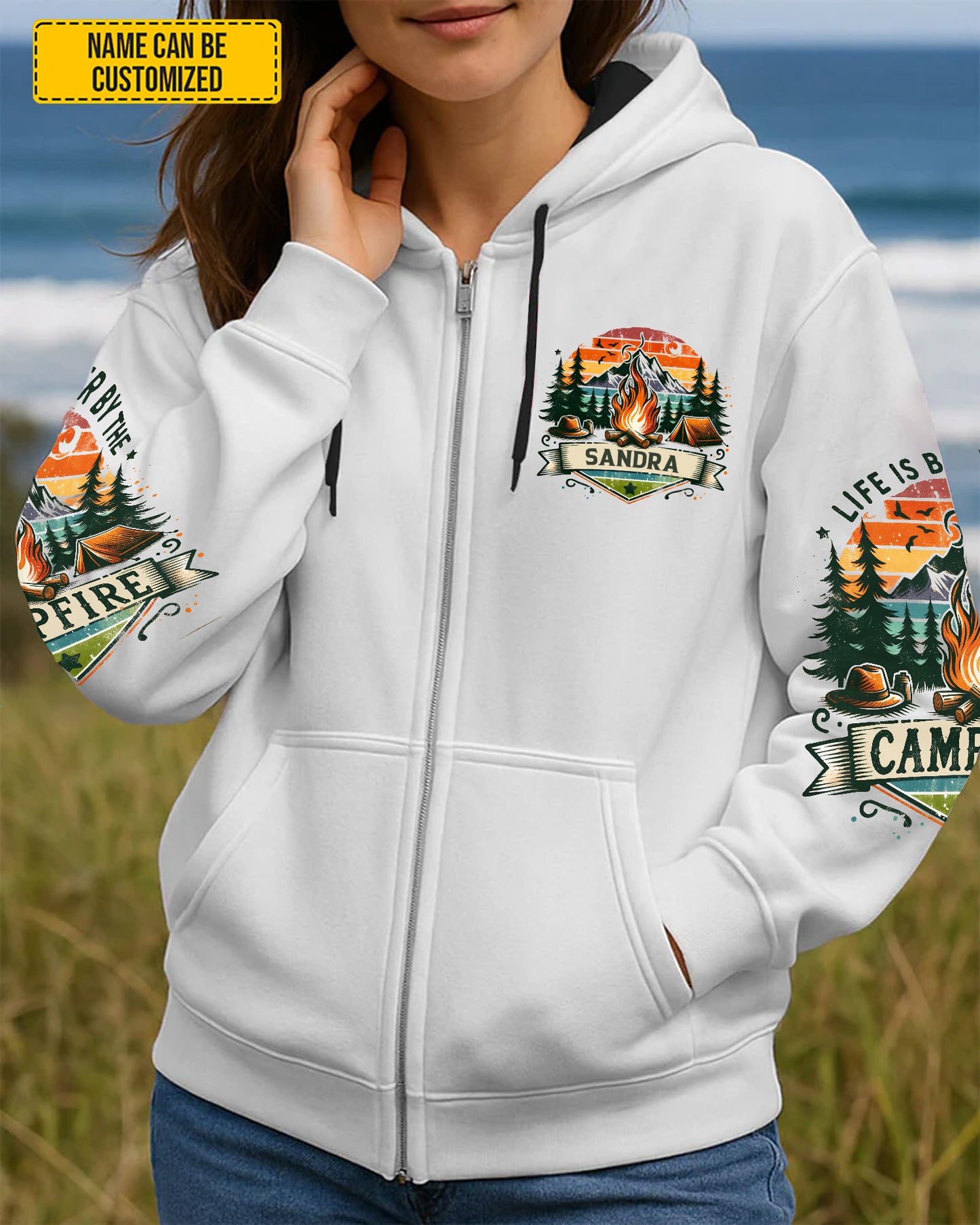 Personalized Life Is Better By The Campfire All Over Print Shirt