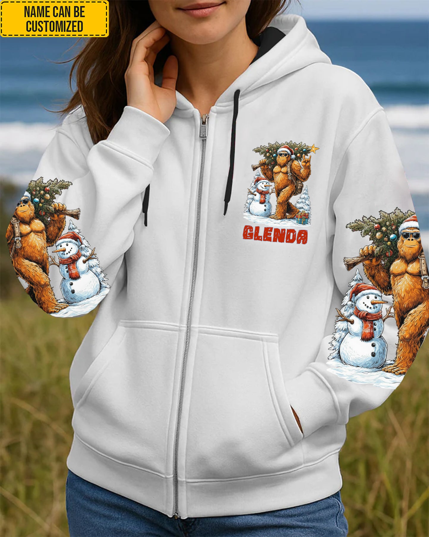 Merry Squatchmas – Personalized Sasquatch All Over Print Shirt