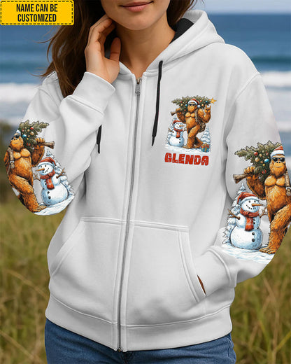 Merry Squatchmas – Personalized Sasquatch All Over Print Shirt
