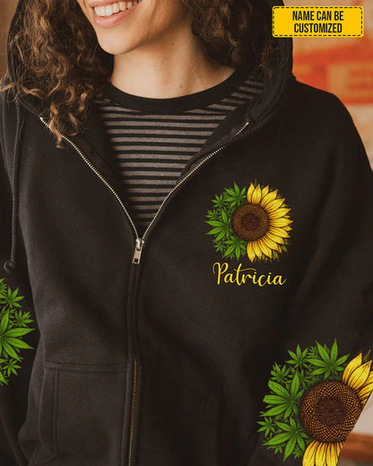 Just A Girl Who Loves Cannabis  - Personalized All Over Print Shirt