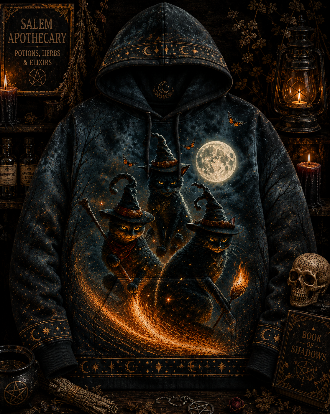 Witch Black Cat Magic Shirt – Witchy Gothic Halloween Shirt