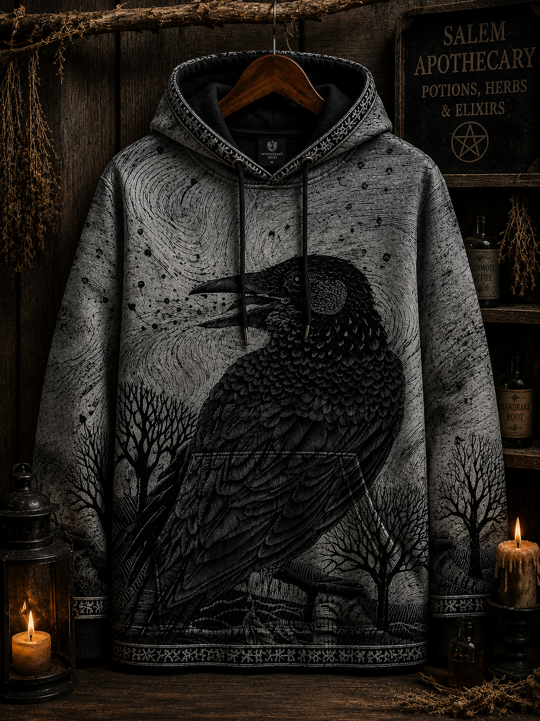 Gothic Raven Shirt – The Perfect Gift for Crow Lovers