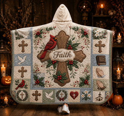 Faith Christian Hooded Blanket
