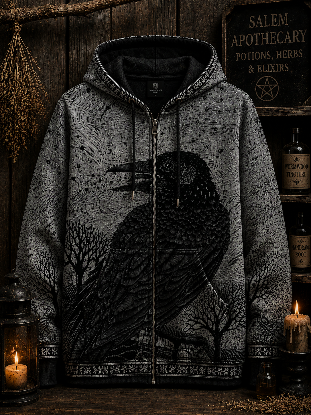 Gothic Raven Shirt – The Perfect Gift for Crow Lovers