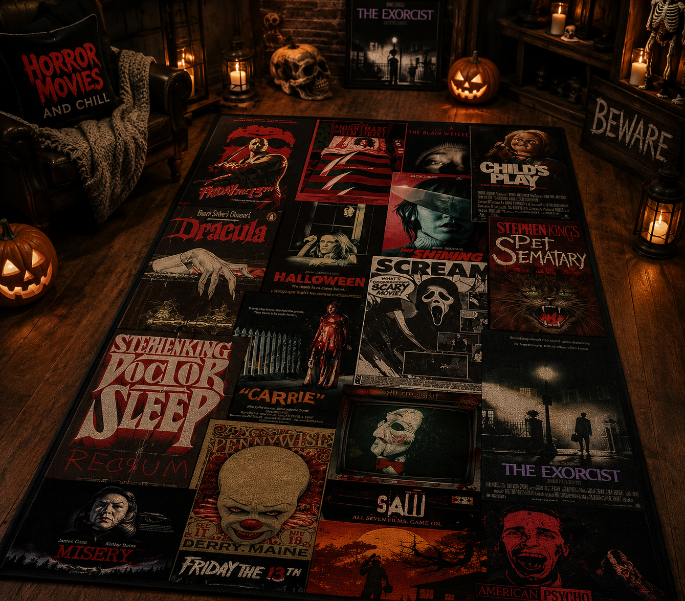 Horror Area Rug Version 2