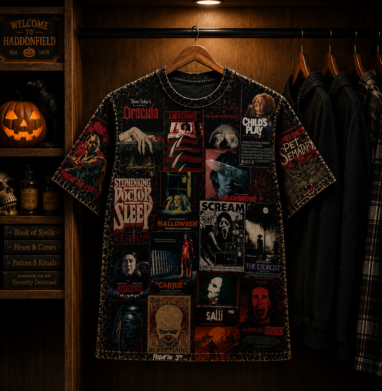 Horror Lover - Classic Legends All Over Print Shirt Version 1