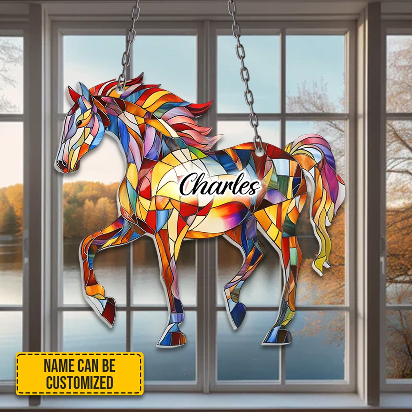 Horse Arcylic Window Hangings - Decor Home