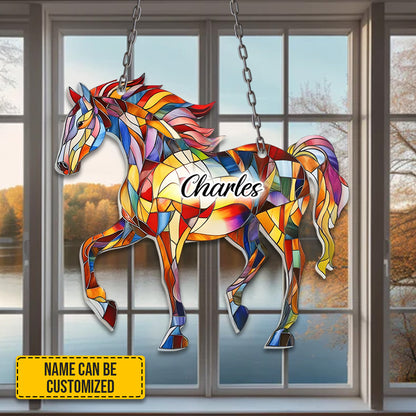 Horse Arcylic Window Hangings - Decor Home