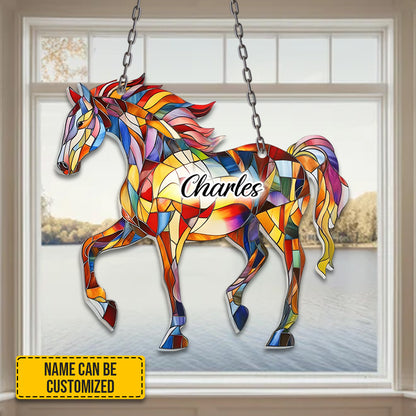 Horse Arcylic Window Hangings - Decor Home