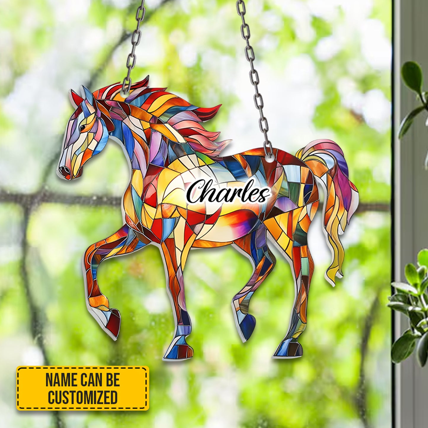 Horse Arcylic Window Hangings - Decor Home