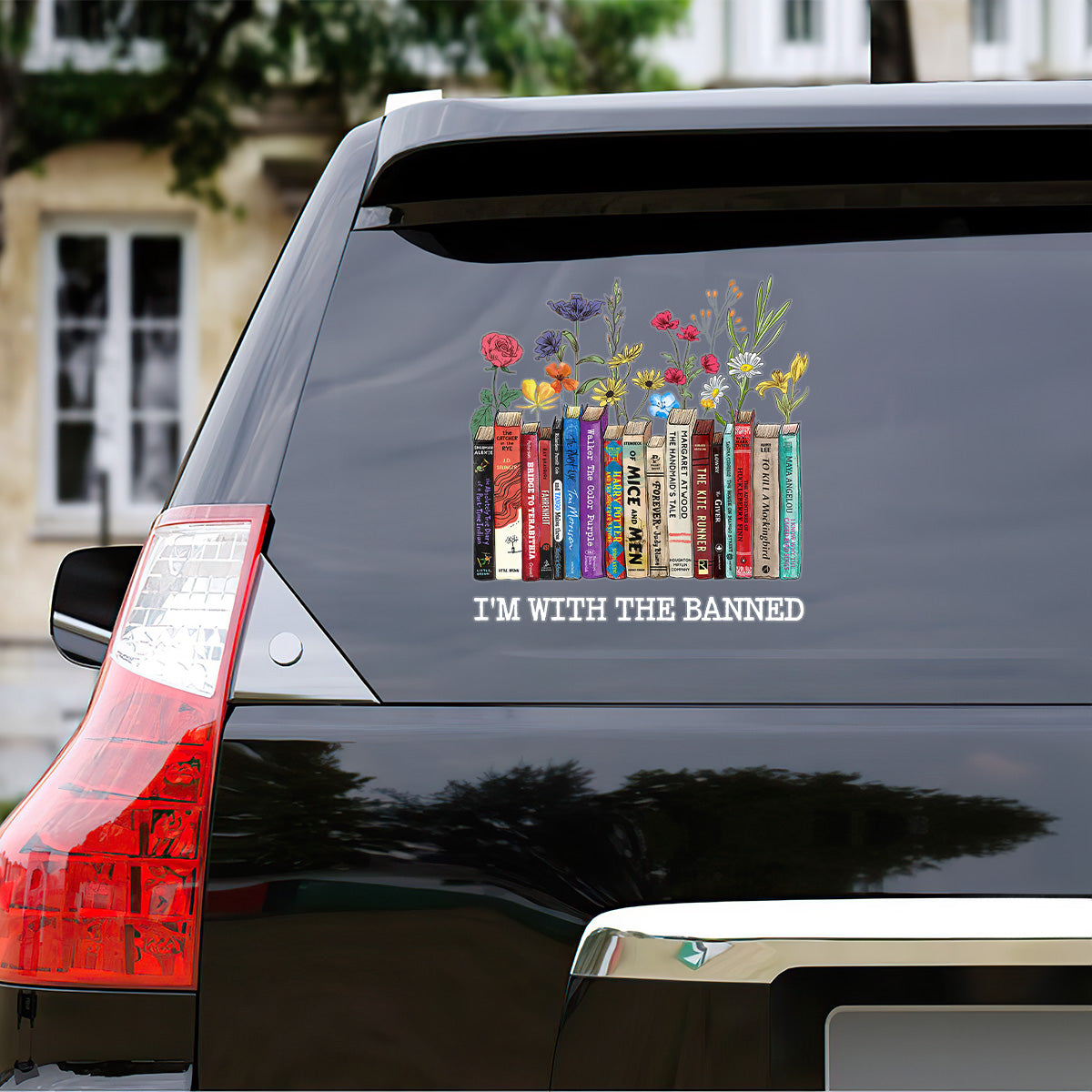 I'm With The Banned Flower - Personalized Sticker