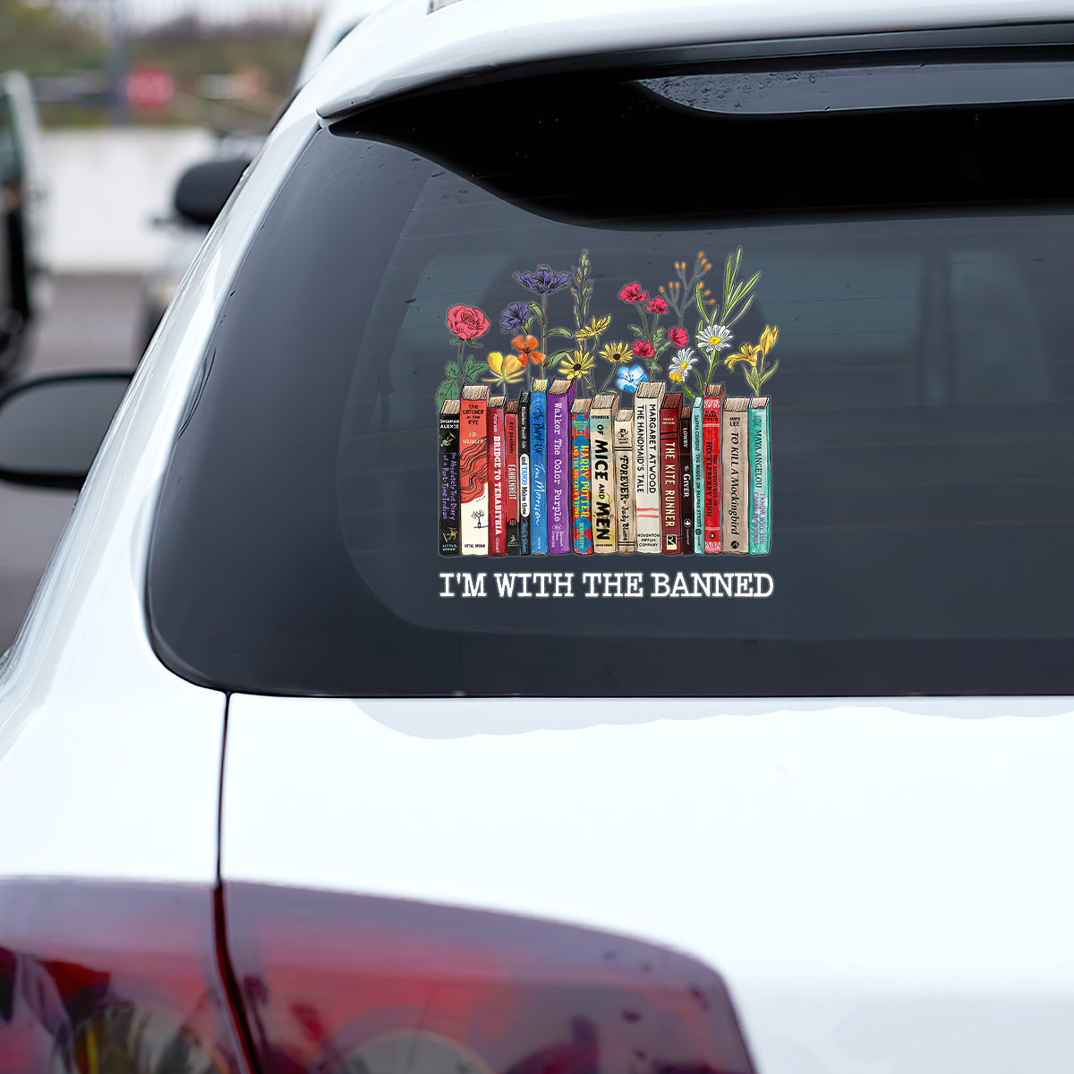 I'm With The Banned Flower - Personalized Sticker