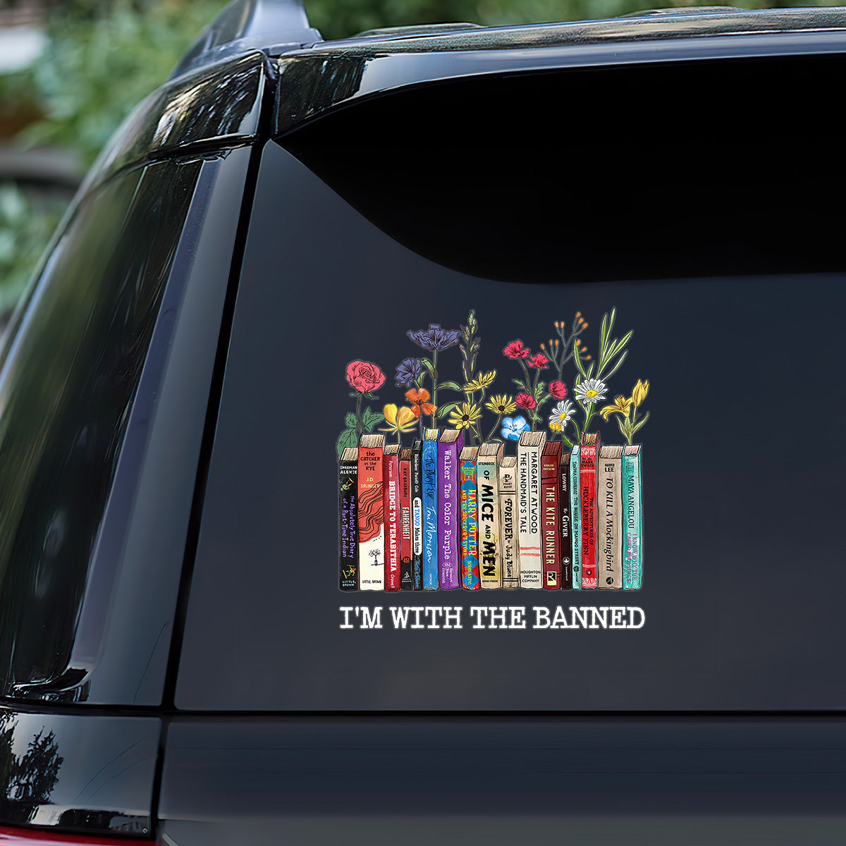 I'm With The Banned Flower - Personalized Sticker